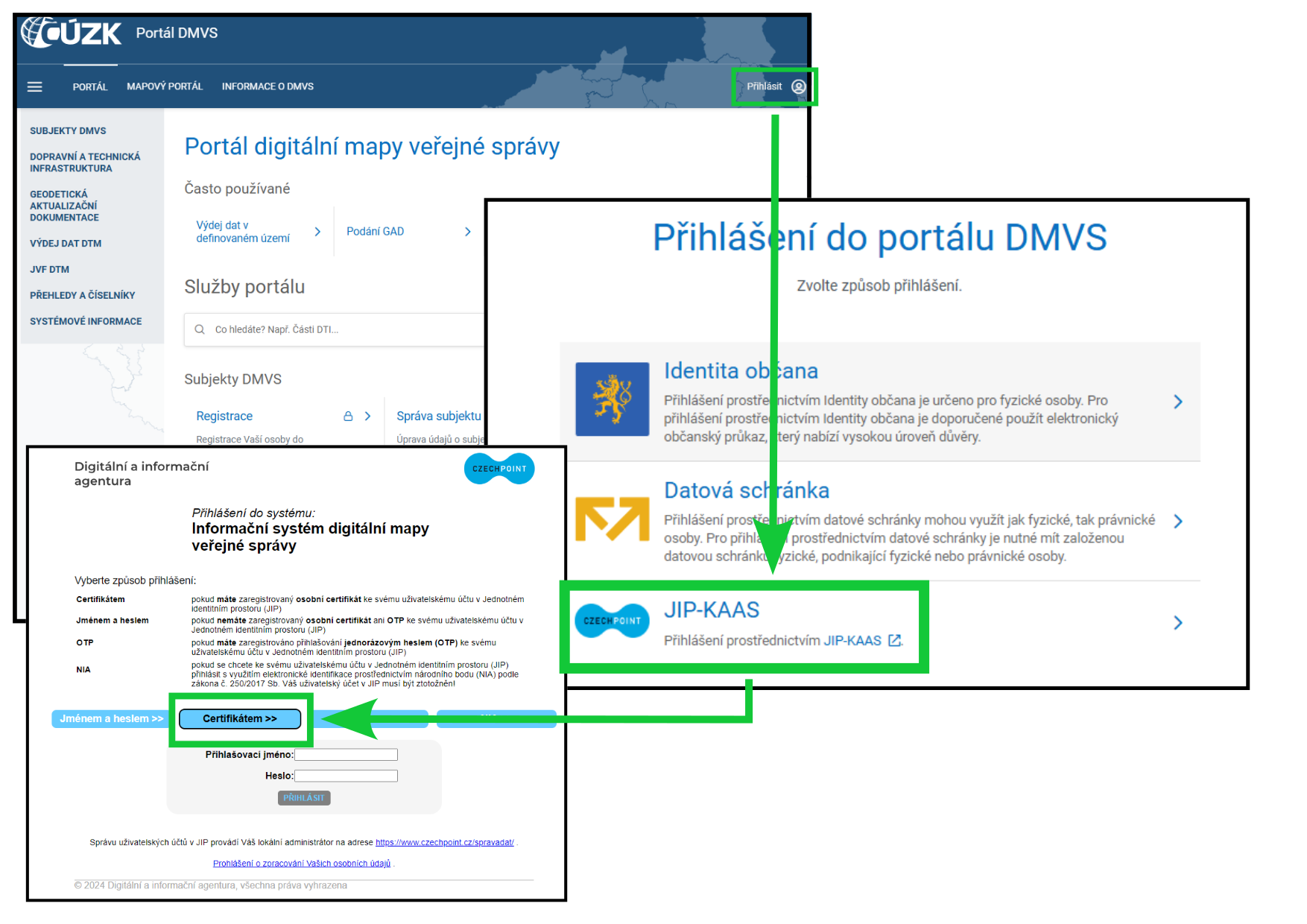 DMVS_prihlaseni
